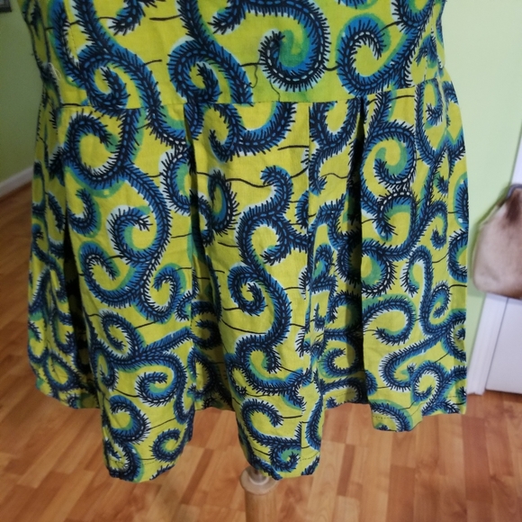 ⚡️Chic African Print Cotton Peplum Top - Picture 3 of 6